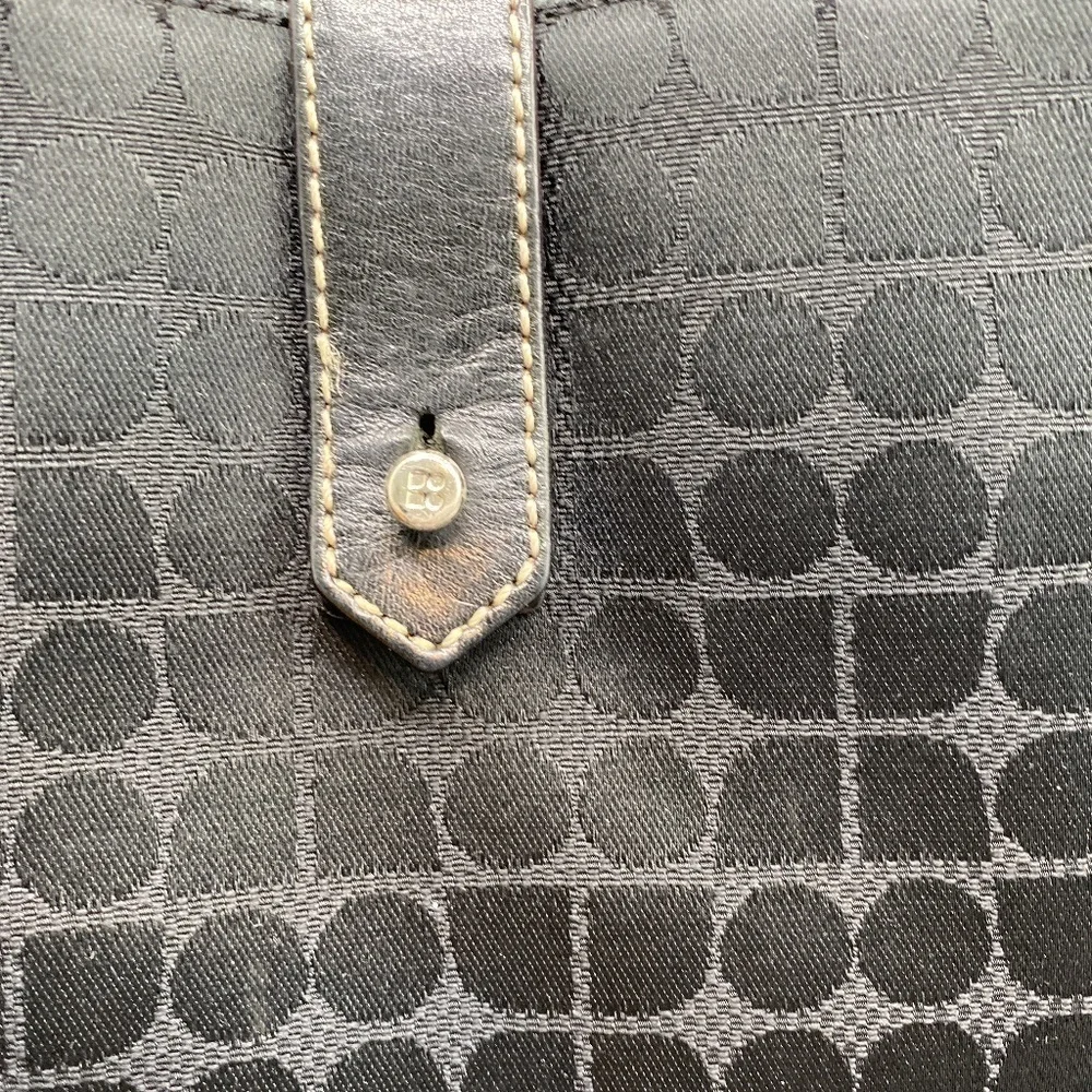 Kate Spade Dressy Black Nylon Textured Bag EUC, Vintage